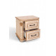Bedside table for the bedroom Stefania Mix Furniture Ivory with patina (natural wood) Bedside table for the bedroom Stefania Mix Furniture Ivory with patina (natural wood)