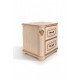 Bedside table for the bedroom Stefania Mix Furniture Ivory with patina (natural wood) Bedside table for the bedroom Stefania Mix Furniture Ivory with patina (natural wood)