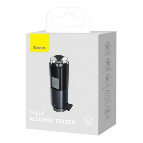 Цифровой алкотестер Baseus Digital Alcohol Tester CRCX-01 Black Цифровой алкотестер Baseus Digital Alcohol Tester CRCX-01 Black