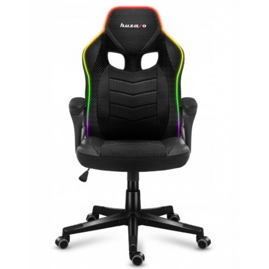Ігрове комп'ютерне крісло з підсвічуванням HUZARO FORCE 2.5 RGB Mesh Оббивка тканина