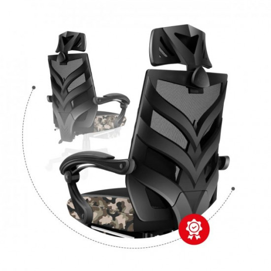 Ігрове комп'ютерне крісло HUZARO COMBAT 5.0 Camo Камуфляж Ігрове комп'ютерне крісло HUZARO COMBAT 5.0 Camo Камуфляж