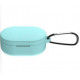 Силиконовый чехол с карабином для наушников Xiaomi AirDots 3 Blue Голубой Силиконовый чехол с карабином для наушников Xiaomi AirDots 3 Blue Голубой