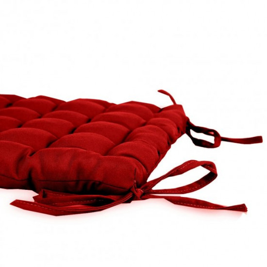 Подушка на стул квадратная стеганная серия Gabi 38x38x5 Бордовый ( 3237 ) Подушка на стул квадратная стеганная серия Gabi 38x38x5 Бордовый ( 3237 )
