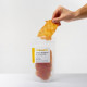 Meat snacks MrSnack chicken with garlic dried-cured slice 100g Meat snacks MrSnack chicken with garlic dried-cured slice 100g