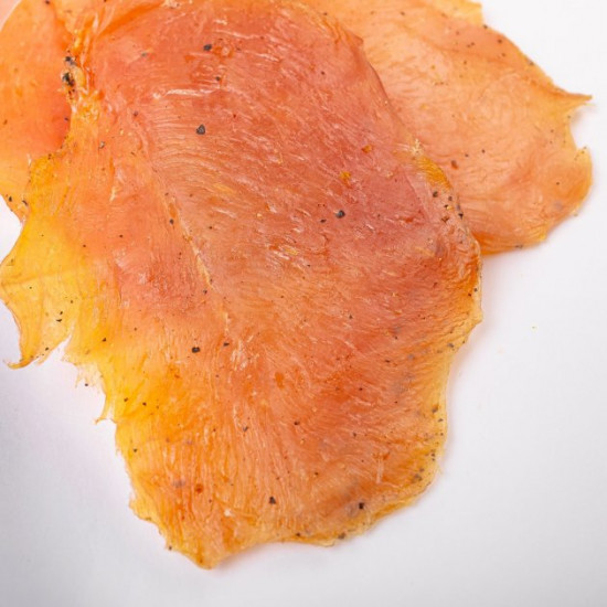 Meat snacks MrSnack chicken with garlic dried-cured slice 100g Meat snacks MrSnack chicken with garlic dried-cured slice 100g