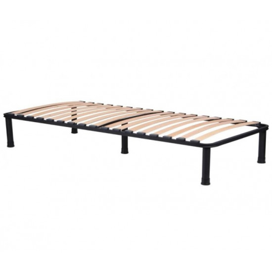Каркас ліжка 1-2 190х80х18 XL, з 5 ніжками чорний Каркас ліжка 1-2 190х80х18 XL, з 5 ніжками чорний