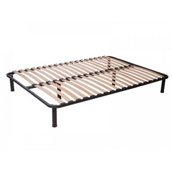 Каркас ліжка 1-2 200х160х46 XXL, з 6 ніжками чорний Каркас ліжка 1-2 200х160х46 XXL, з 6 ніжками чорний