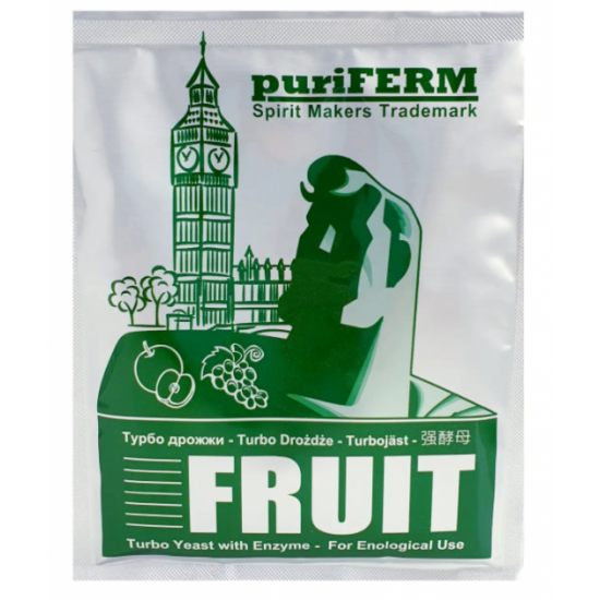 Fruit turbo yeast Puriferm Fruit 50 g.