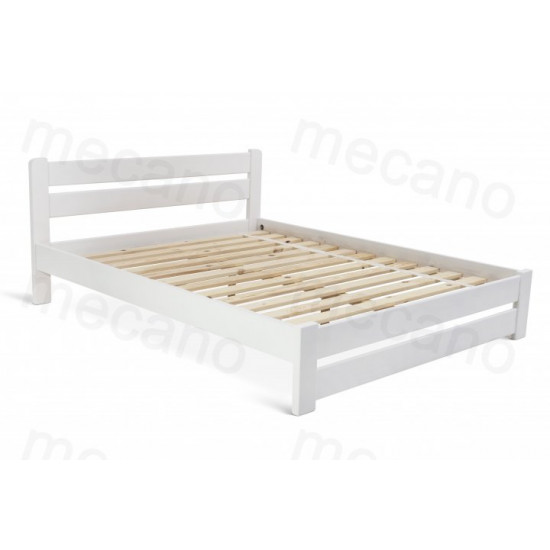 Двуспальная Кровать из дерева сосна 120*200 Престиж MECANO цвет Белый 19MKR021 Двуспальная Кровать из дерева сосна 120*200 Престиж MECANO цвет Белый 19MKR021