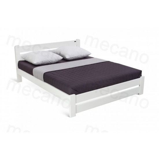 Двуспальная Кровать из дерева сосна 120*200 Престиж MECANO цвет Белый 19MKR021 Двуспальная Кровать из дерева сосна 120*200 Престиж MECANO цвет Белый 19MKR021