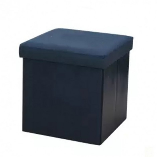 Пуф складной STENSON 38 х 38 см (R88089) Темно-синий Пуф складной STENSON 38 х 38 см (R88089) Темно-синий