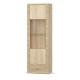 Hinged display cabinet Gress 1H1SH/630*400*1920 made of chipboard color Samoa Oak Furniture Service Hinged display cabinet Gress 1H1SH/630*400*1920 made of chipboard color Samoa Oak Furniture Service