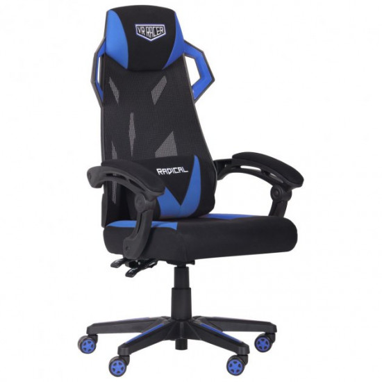 Крісло геймерське AMF VR Racer Radical Garrus чорний/синій Крісло геймерське AMF VR Racer Radical Garrus чорний/синій