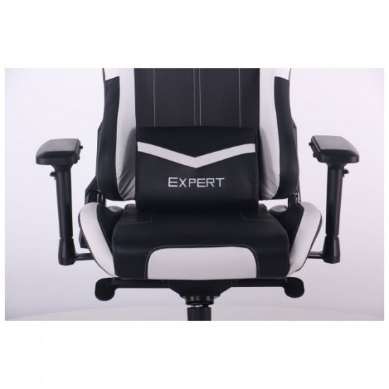 Крісло геймерське AMF VR Racer Expert Mentor чорний/білий