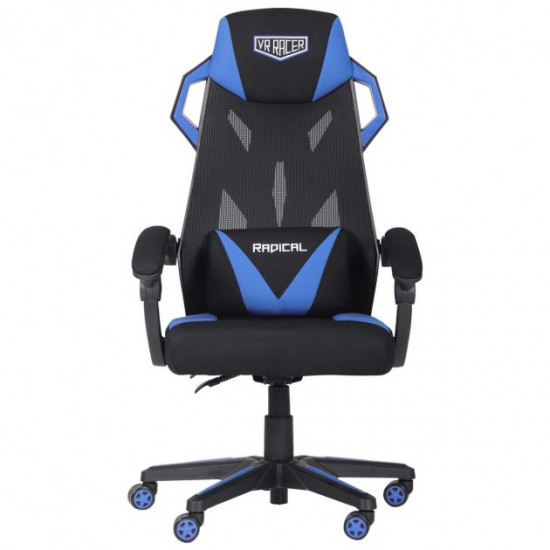 Крісло геймерське AMF VR Racer Radical Garrus чорний/синій Крісло геймерське AMF VR Racer Radical Garrus чорний/синій