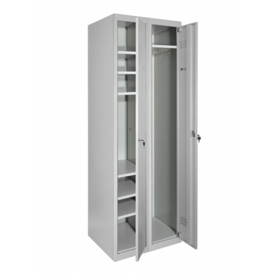 Шкаф хозяйственный металлический LEVMETAL ШГМ 7/40/2 (180х80х50) Шкаф хозяйственный металлический LEVMETAL ШГМ 7/40/2 (180х80х50)