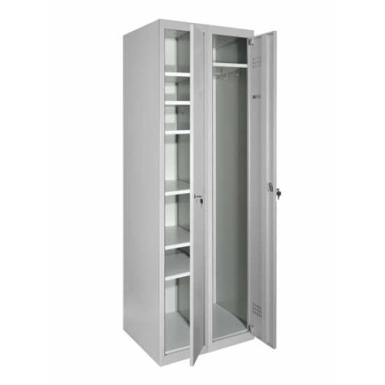 Шкаф хозяйственный металлический LEVMETAL ШГМ 7/40/2 (180х80х50) Шкаф хозяйственный металлический LEVMETAL ШГМ 7/40/2 (180х80х50)