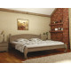 Double bed made of natural pine Manhattan MebiGrand for the bedroom 180x200 Light walnut Double bed made of natural pine Manhattan MebiGrand for the bedroom 180x200 Light walnut