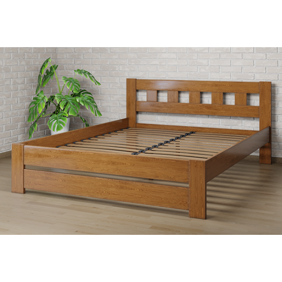 Кровать Camelia Сакура 160х200 Горіх світлий Сосна Лак Кровать Camelia Сакура 160х200 Горіх світлий Сосна Лак