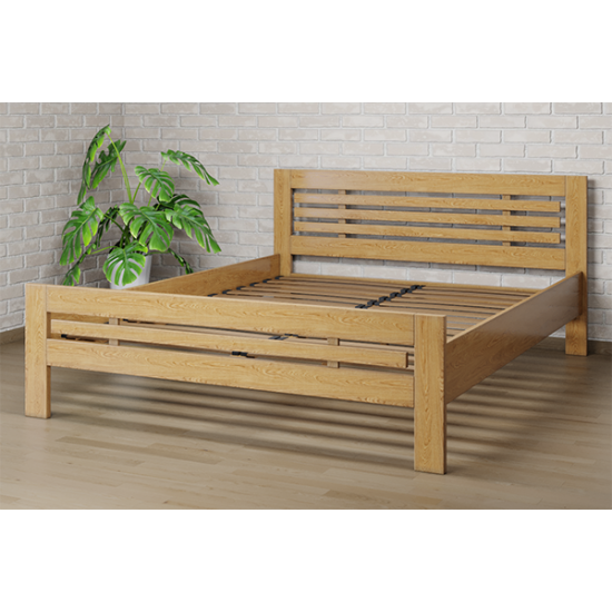 Кровать Camelia Фрезія 90х200 Натуральний Дуб Лак Кровать Camelia Фрезія 90х200 Натуральний Дуб Лак