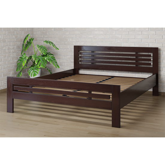 Кровать Camelia Фрезія 180х190 Горіх темний Бук Лак Кровать Camelia Фрезія 180х190 Горіх темний Бук Лак