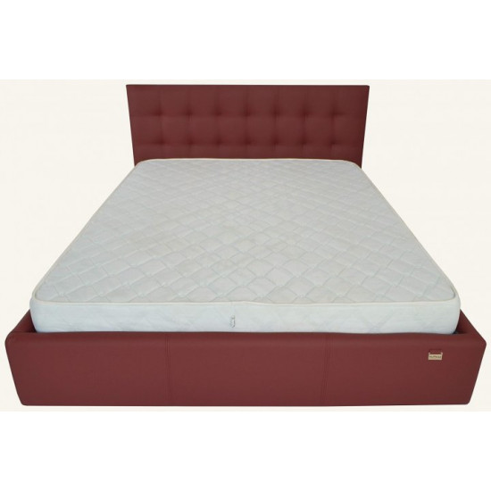 Кровать Chester Standart 120 х 190 см Fly 2223 Бордовая Кровать Chester Standart 120 х 190 см Fly 2223 Бордовая