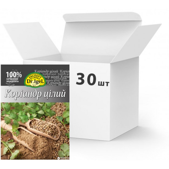 Упаковка кориандра Dr.IgeL целого 10 г х 30 шт (14820155170754) Упаковка кориандра Dr.IgeL целого 10 г х 30 шт (14820155170754)