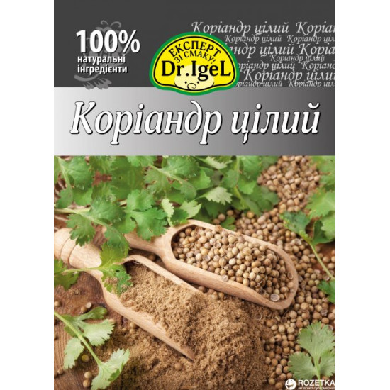 Упаковка кориандра Dr.IgeL целого 10 г х 30 шт (14820155170754) Упаковка кориандра Dr.IgeL целого 10 г х 30 шт (14820155170754)