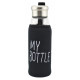 Стеклянная бутылка My Bottle 420 мл с ситечком для заварки Оригинал серебряный Стеклянная бутылка My Bottle 420 мл с ситечком для заварки Оригинал серебряный