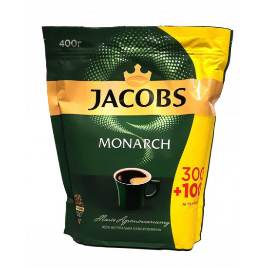 Кава Jacobs Monarch розчинна 400 г (442) Кава Jacobs Monarch розчинна 400 г (442)