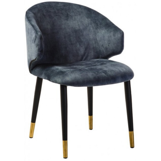 Chair Vetro Mebel M-37 Blue pearl (M-37-blue) Chair Vetro Mebel M-37 Blue pearl (M-37-blue)