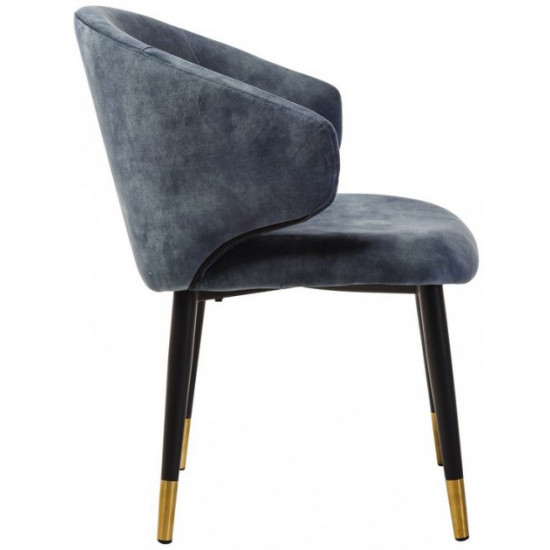 Chair Vetro Mebel M-37 Blue pearl (M-37-blue) Chair Vetro Mebel M-37 Blue pearl (M-37-blue)