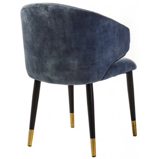Chair Vetro Mebel M-37 Blue pearl (M-37-blue) Chair Vetro Mebel M-37 Blue pearl (M-37-blue)