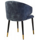 Chair Vetro Mebel M-37 Blue pearl (M-37-blue) Chair Vetro Mebel M-37 Blue pearl (M-37-blue)