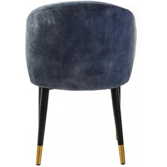 Chair Vetro Mebel M-37 Blue pearl (M-37-blue) Chair Vetro Mebel M-37 Blue pearl (M-37-blue)