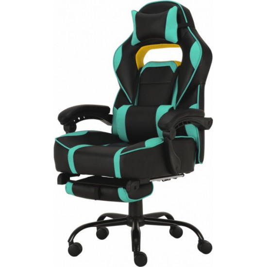 Крісло для геймерів GT RACER X-2748 Black/Mint