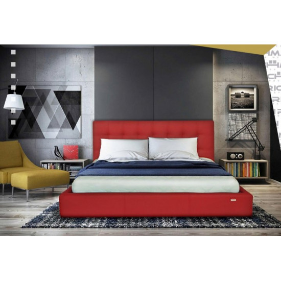 Кровать Chester Standart 120 х 200 см Fly 2210 Красная Кровать Chester Standart 120 х 200 см Fly 2210 Красная