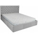 Кровать Cambridge Standard 140 х 190 см Fibril 07 Серая Кровать Cambridge Standard 140 х 190 см Fibril 07 Серая