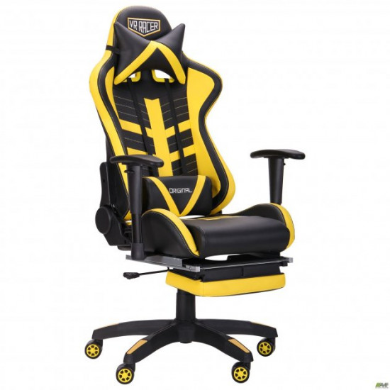 Armchair AMF VR Racer BattleBee black/yellow 515278