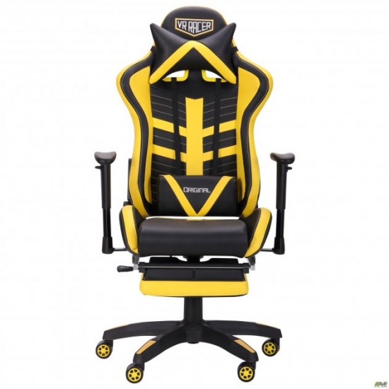 Armchair AMF VR Racer BattleBee black/yellow 515278