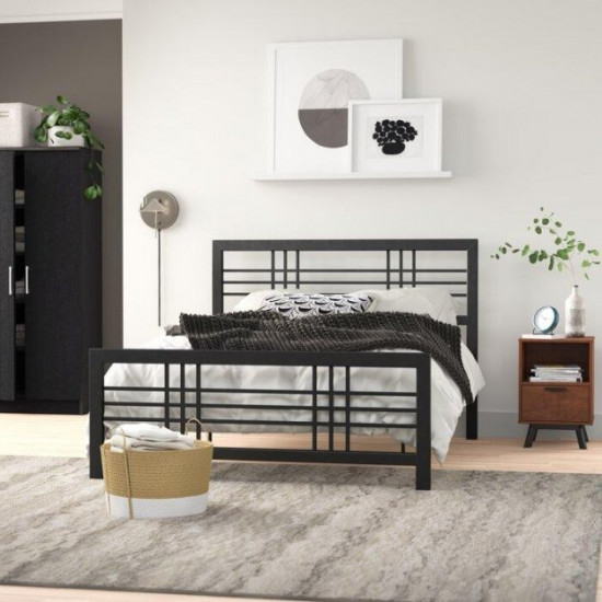 Кровать GoodsMetall металлическая в стиле LOFT 2000х1600х1200 (К101) Кровать GoodsMetall металлическая в стиле LOFT 2000х1600х1200 (К101)