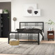 Кровать GoodsMetall металлическая в стиле LOFT 2000х1600х1200 (К101) Кровать GoodsMetall металлическая в стиле LOFT 2000х1600х1200 (К101)