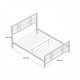 Кровать GoodsMetall металлическая в стиле LOFT 2000х1600х1200 (К101) Кровать GoodsMetall металлическая в стиле LOFT 2000х1600х1200 (К101)