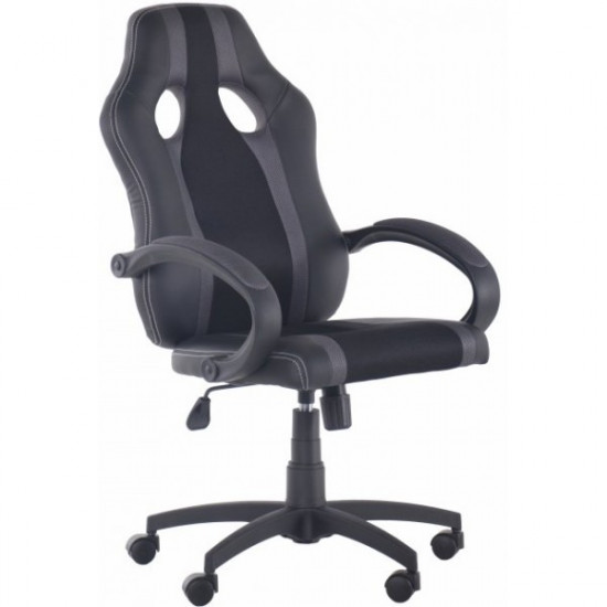 Gaming chair AMF Shift Gray/Black (Tilt mechanism Naples leatherette/mesh insert) (298231)