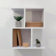 Wall shelf Akron 484x400x180mm White (40C1) Wall shelf Akron 484x400x180mm White (40C1)