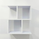 Wall shelf Akron 484x400x180mm White (40C1) Wall shelf Akron 484x400x180mm White (40C1)