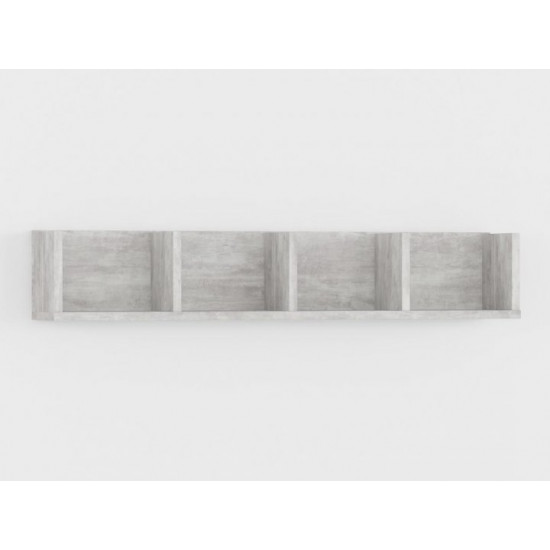 Straight wall shelf for books concrete W914*H166*D166 Straight wall shelf for books concrete W914*H166*D166