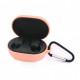 Силиконовый чехол с карабином для наушников Xiaomi AirDots 3 Orange Персиковый Силиконовый чехол с карабином для наушников Xiaomi AirDots 3 Orange Персиковый
