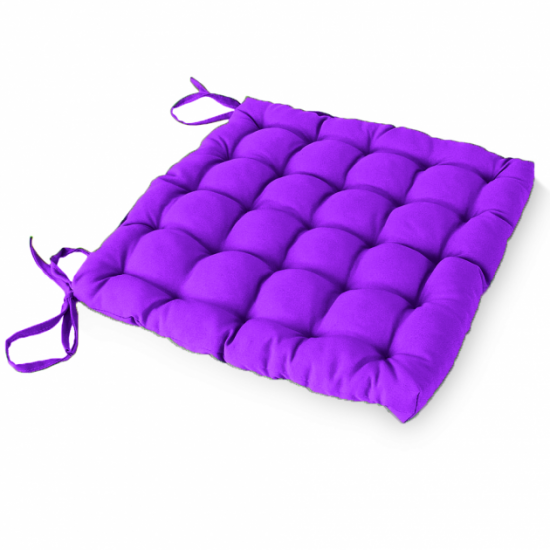 Подушка на стул квадратная стеганная серия Gabi 38x38x5 Фиолетовый ( 3233 ) Подушка на стул квадратная стеганная серия Gabi 38x38x5 Фиолетовый ( 3233 )