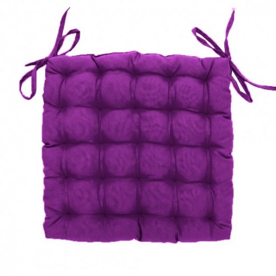 Подушка на стул квадратная стеганная серия Gabi 38x38x5 Фиолетовый ( 3233 ) Подушка на стул квадратная стеганная серия Gabi 38x38x5 Фиолетовый ( 3233 )